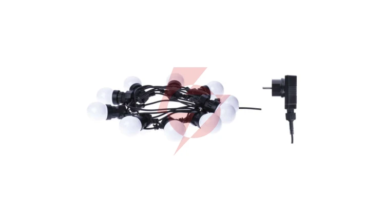 Łańcuch XMAS PARTY 2,25W 10X5LED 5m IP44 mleczny DCPW01