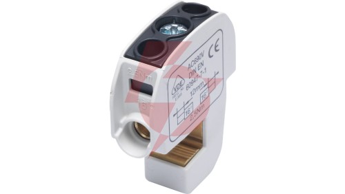 Zacisk izolowany szynowy SBB 16 (86105) SIMBLOCK czarny 81550007