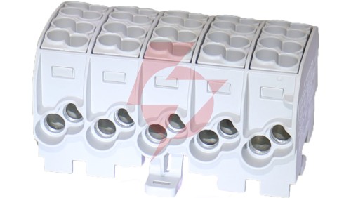 Blok rozdzielczy - odgałęźny Al/Cu SCB 25-5X (80150) SIMBLOCK szary 81500002