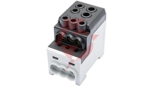 Blok rozdzielczy - dystrybucyjny Al/Cu SDB 200 (80030) SIMBLOCK czarny 81602007