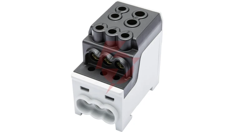 Blok rozdzielczy - dystrybucyjny Al/Cu SDB 200 (80030) SIMBLOCK czarny 81602007