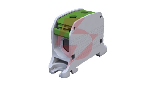 Złączka szynowa gwintowa Al/Cu STB 50 (87310) SIMBLOCK zielony 81001005