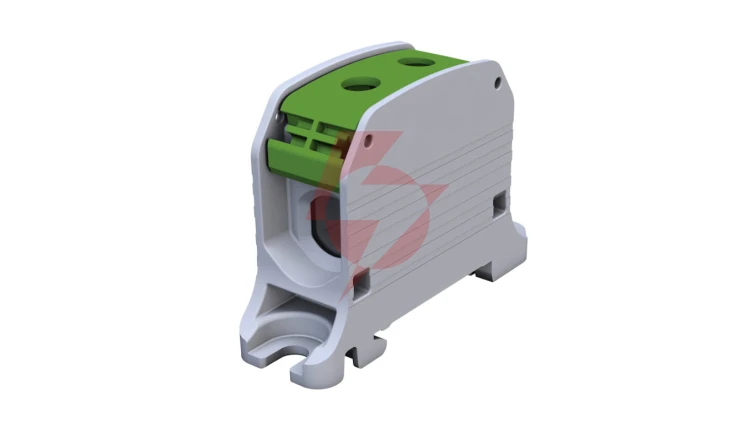 Złączka szynowa gwintowa Al/Cu STB 50 (87310) SIMBLOCK zielony 81001005