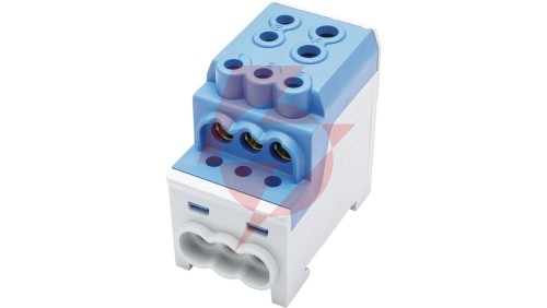 Blok rozdzielczy - dystrybucyjny Al/Cu SDB 200 (80030) SIMBLOCK niebieski 81602003
