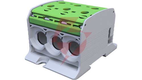 Złączka szynowa gwintowa Al/Cu STB 95-3 (87560) SIMBLOCK zielony 81103005
