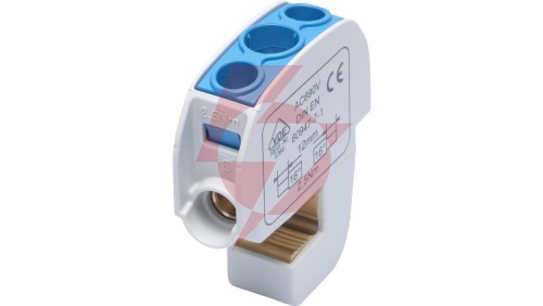 Zacisk izolowany szynowy SBB 16 (86105) SIMBLOCK niebieski 81550003