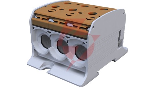 Złączka szynowa gwintowa Al/Cu STB 95-3 (87560) SIMBLOCK brązowy 81103015