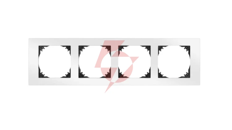 Vestra Ramka poczwórna IP20 biały 3874-00