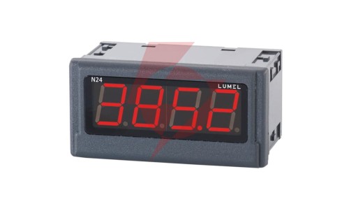 Amperomierz 4 cyfrowy wejście AC 230V 0-5A jednostak A z atestem KJ N24 Z510300M1