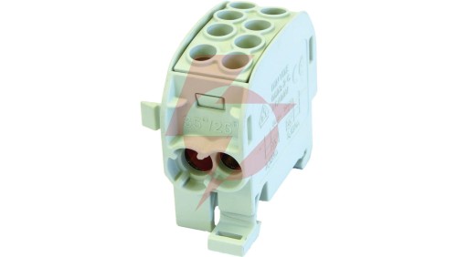 Blok rozdzielczy 1-potencjałowy łączony SCB 35-Cu (80210) SIMBLOCK 2x4-35mm2, 2x2,5-25mm2 szary 81504002