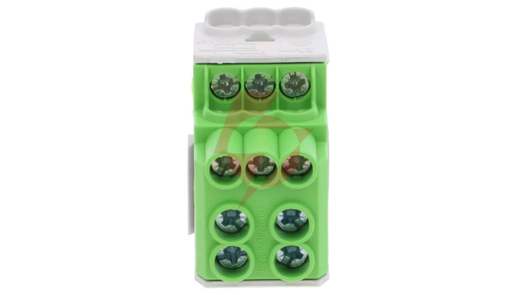 Blok rozdzielczy - dystrybucyjny Al/Cu SDB 100 (80010) SIMBLOCK zielony 81601005