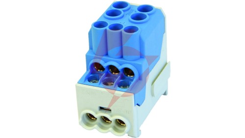 Blok rozdzielczy - dystrybucyjny Al/Cu SDB 100 (80010) SIMBLOCK niebieski 81601003