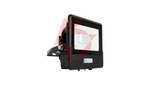 Projektor LED z czujnikiem ruchu 10W 735lm 6500K Dioda SAMSUNG IP65 Czarny 5 Lat Gwarancji 20258