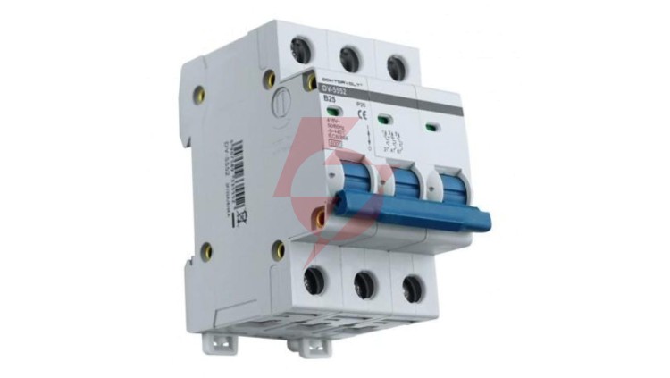 Wyłącznik nadprądowy 3P B 25A 6kA AC 5552