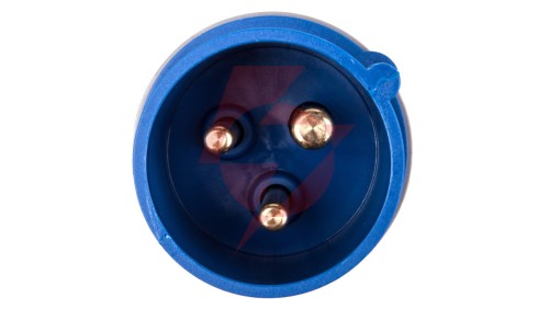 Wtyczka przenośna 16A 3P 230V niebieska IP44 TURBO SHARK 013-6TT
