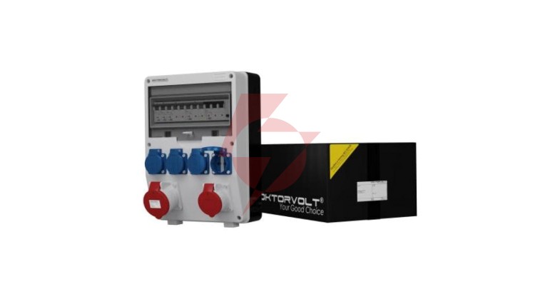 Rozdzielnica budowlana TD-S/FI 32A 16A 4x230V Schuko Doktorvolt 6442