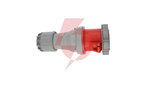 Gniazdo przenośne 125A 5P 400V czerwone IP67 POWER TWIST 245-6