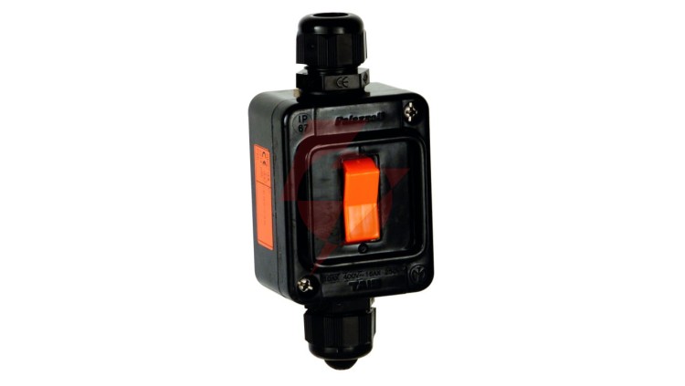 Łącznik dwukierunkowy Ex strefa 2,22, 1P, natynkowy, 16A 50/60Hz IP66 M20 ATEX Ex nR IIC T6 Gc, Ex tc IIIC T70C Dc P202276EX