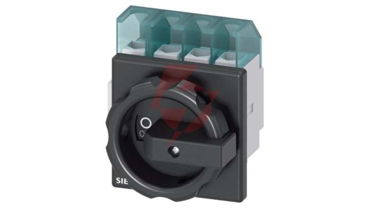 Rozłącznik główny 3P+N 32A 11.5kW AC23A 400V pokr czarne montaż tablicowy 4 otwory 3LD2203-1TL51