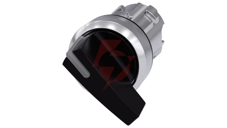 Przełącznik 2 pozycyjny 22mm czarny dł pióro z samopowrotem OI możl podświetlenie metal IP69k SIRIUS ACT 3SU1052-2CC10-0AA0