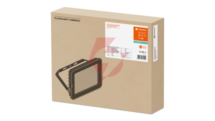 Projektor LED FLOOD COMPACT V 90W 9000lm 4000K IP65 SYM 100 czarny 3 LATA GWARANCJI 4058075575004