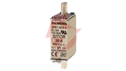 Wkładka bezpiecznikowa Sitor NH000 35A gS 690VAC 3NE1803-0