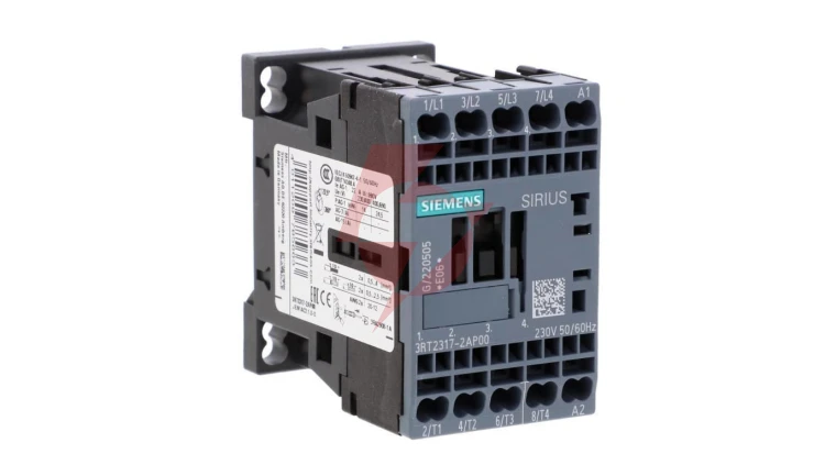 Stycznik S00 AC-1 14.5 kW / 400V AC-1 22A AC 230V 50/60Hz 4R 4P przyłącze sprężynowe 3RT2317-2AP00