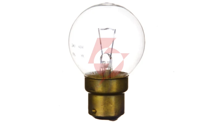 Żarówka B22d A45 40W 24V 2700K kolejowa HELIOS TRA-0594