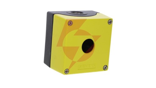 Obudowa kasety sterowniczej 22mm metal żółta 1 otwór bez kołnierza SIRIUS ACT 3SU1851-0AA00-0AA2