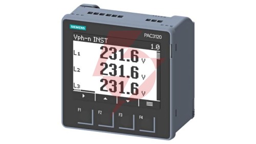 Miernik parametrów sieci PAC3220 x/1A x/5A licznik energii kl.0,5 MODBUS TCP/IP 2xRJ45 2DI 2DO 24-60VDC 7KM3220-1BA01-1EA