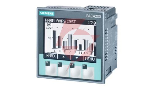 Analizator parametrów sieci PAC4200 x/1A x/5A licznik energii kl.0,2 MODBUS TCP/IP RJ45 2DI 2DO 22-65VDC 7KM4211-1BA00-3AA0