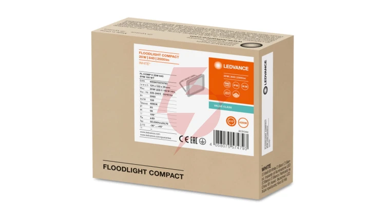 Projektor LED FLOOD COMPACT V 20W 2000lm 4000K IP65 SYM 100 biały 3 LATA GWARANCJI 4058075574793