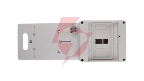 Tablica licznikowa 420x157mm 1F /S/ biała 0111-00