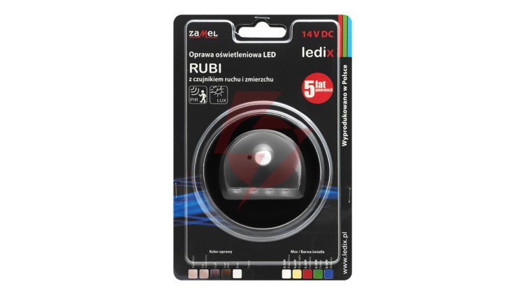 Oprawa schodowa LED Rubi PT 14V DC regulowany czujnik CZN biała zimna LED10921661
