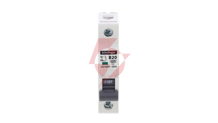 Wyłącznik nadprądowy 1P B 20A 4,5kA AC SCHELINGER A02-G7-1P-B20
