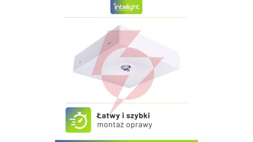 Oprawa awaryjna natynkowa STARLET QUAD SOH 350 NM 2H AT / soczewka otwarta do pomieszczeń wysokich / 92875