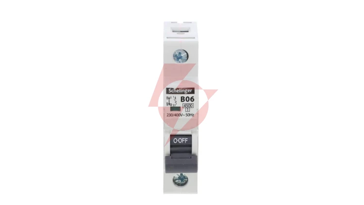 Wyłącznik nadprądowy 1P B 6A 4,5kA AC SCHELINGER A02-G7-1P-B06