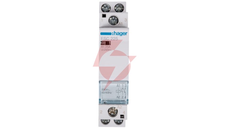 Stycznik modułowy 25A 2Z 0R 230V AC ESC225