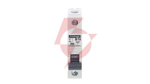 Wyłącznik nadprądowy 1P B 16A 4,5kA AC SCHELINGER A02-G7-1P-B16