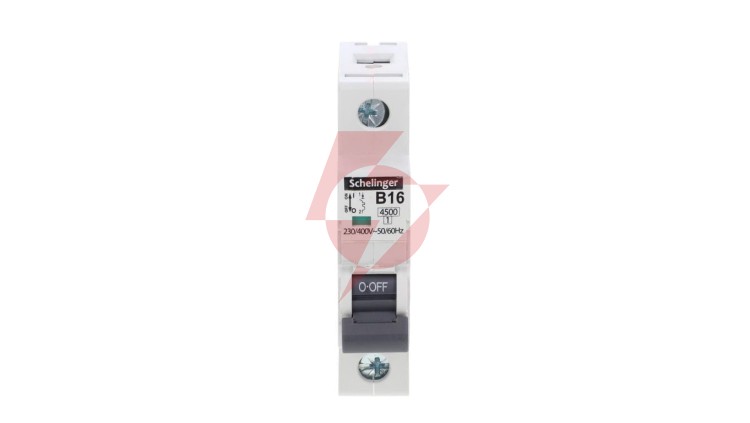 Wyłącznik nadprądowy 1P B 16A 4,5kA AC SCHELINGER A02-G7-1P-B16