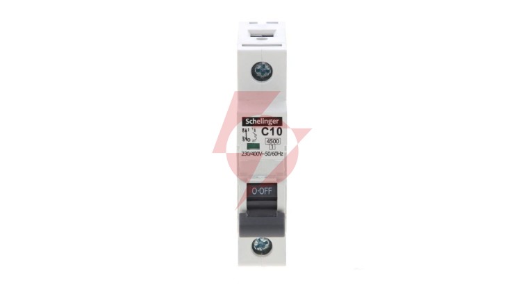 Wyłącznik nadprądowy 1P C 10A 4,5kA AC SCHELINGER A02-G7-1P-C10