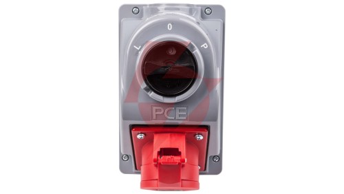 Gniazdo stałe z wyłącznikiem L-0-P 32A 4P 400V IP44 COMBO-POL 960624401W