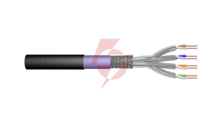 Kabel teleinformatyczny S/FTP 4x2xAWG23 kat.7 PE zewnętrzny suchy DK-1741-VH-1-OD /100m/