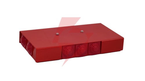 Puszka przeciwpożarowa PIP-2AN R3x3x4 prostokątna, E90, rozgałęźna, wymiary 103x30x197mm, czerwony 84622656