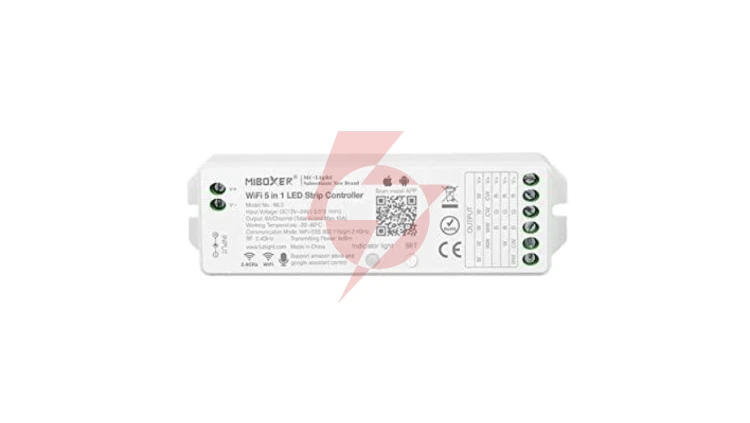 Kontroler led RGBWW RF 5-in-1 WL5 Wi-Fi 8 strefowy 2,4ghz MI-Light RGB + CWiWW rgb+cct