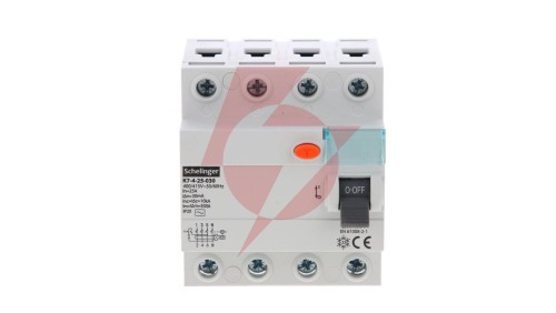WYŁĄCZNIK RÓŻNICOWOPRĄDOWY AC 4P 25A 30mA SCHELINGER A03-K7-4-25-030