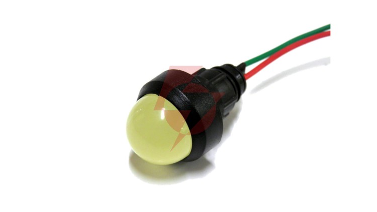Lampka sygnalizacyjna 20mm żółta KLP 20Y/24V 12-24V 84420004