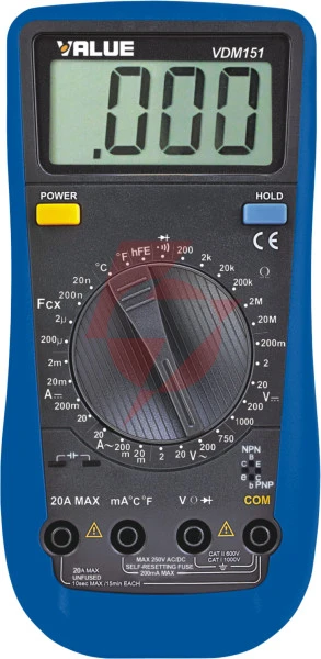 Multimetr cyfrowy value vdm-151