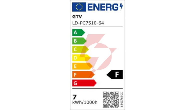 Żarówka LED GU10 7W 550lm 6400K AC180-250V 120st. LD-PC7510-64