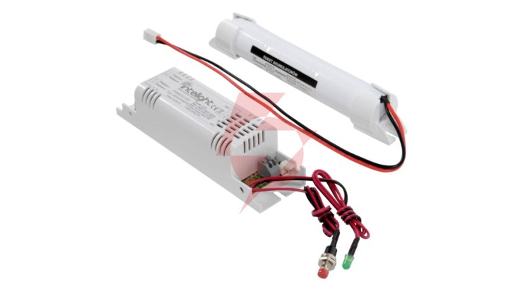 Zestaw PRIMUS LED D4/A 2h + NiCd 3xC 3,6V 2500mAh / panel led, plafon led zakres 24V-48V / 99937